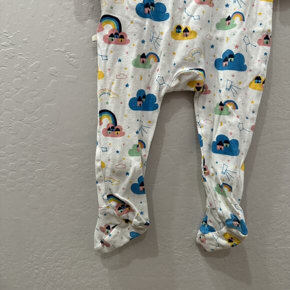 Frugi Rainbows & Star Constellations Zipper Pajamas - Picture 8 of 8